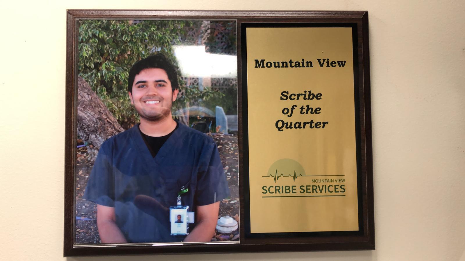 Zaid, Mountain View Scribe of the Quarter